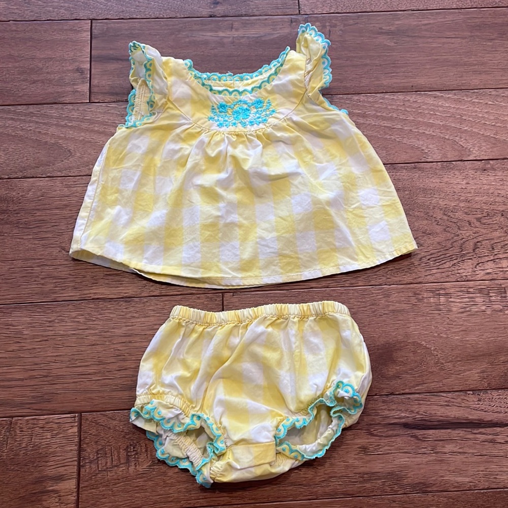Baby Gap Girls Summer - Size 0-3 Months - 2 Piece Baby Clothing